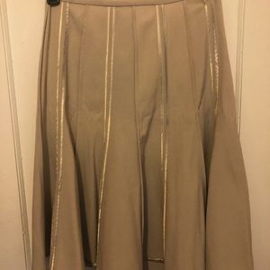 🌺Cream A-Line skirt